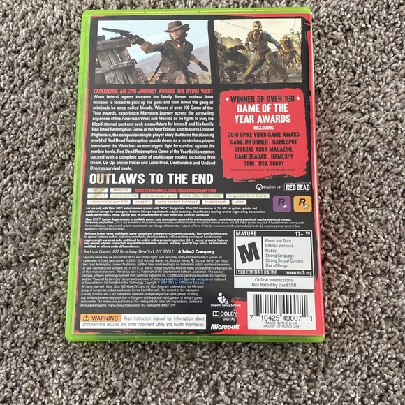 Read Dead Redemption Game of the year edition for xbox 360 - Picture 2 of 8